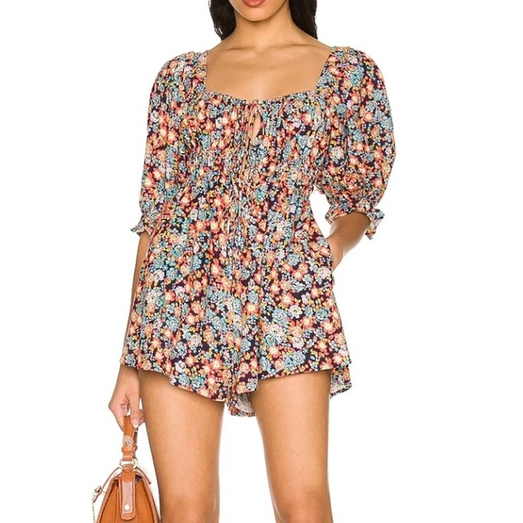 Free People Pants - Free people show me love romper size S